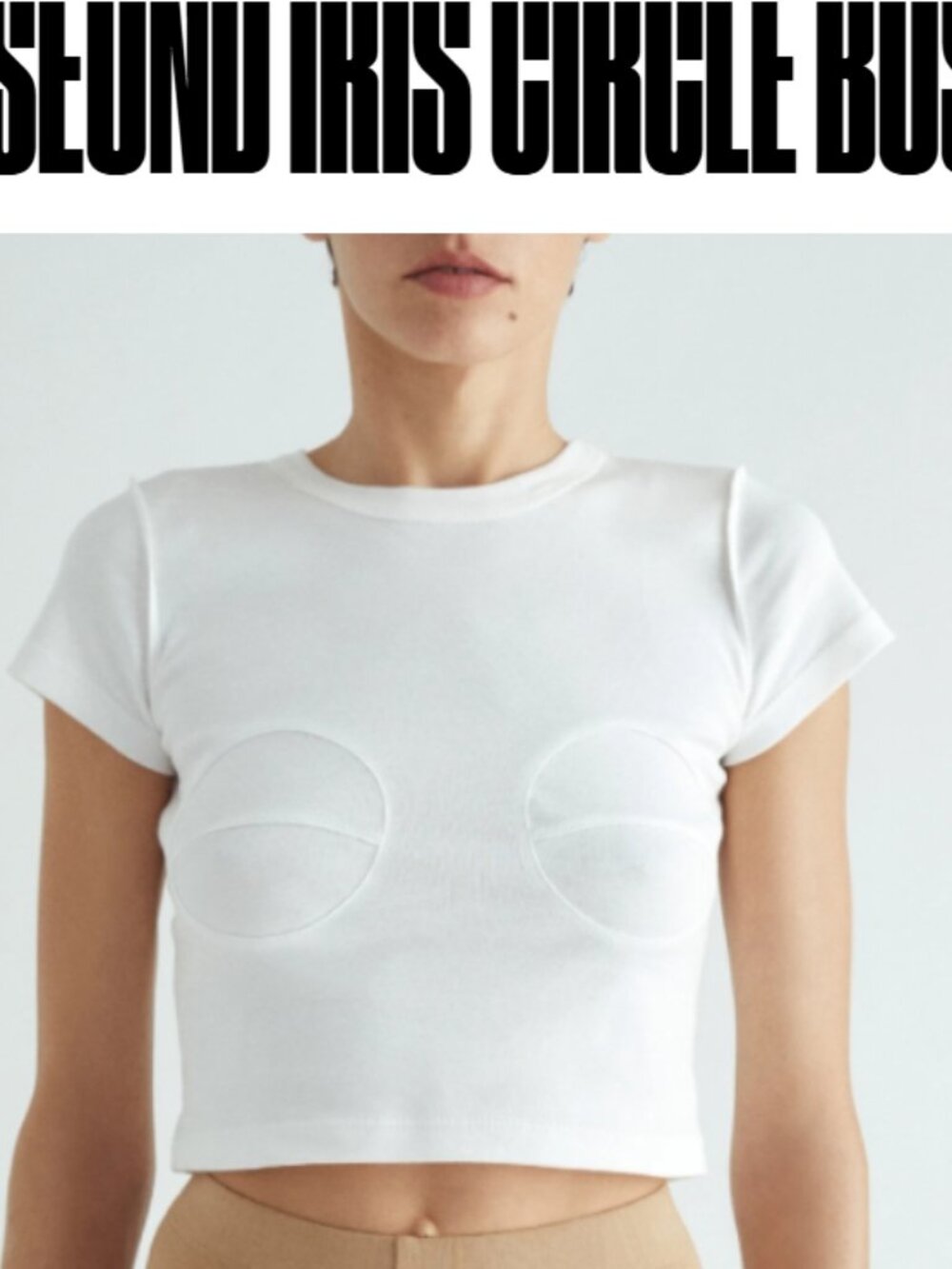 Sold Out  Orseund Iris circle bust t shirt